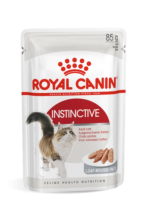 Royal Canin อาหารเปียกแมว สูตร Instinctive สำหรับแมวโต อายุ 1 ปีขึ้นไป ชนิดซอง 85 กรัม