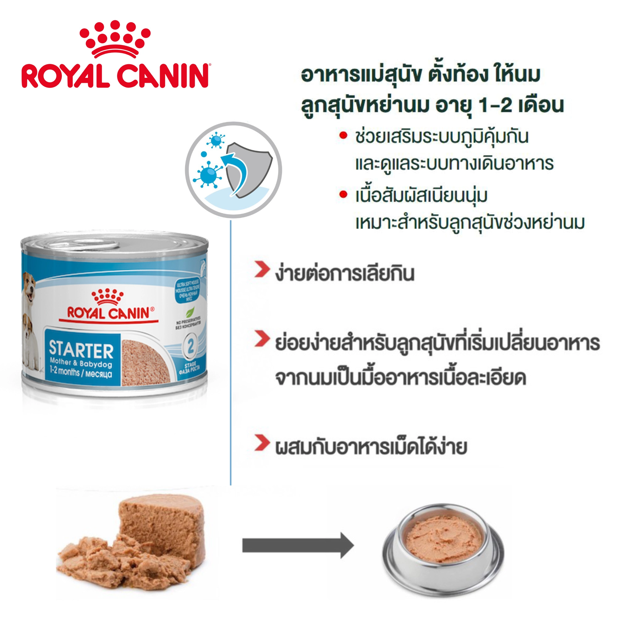 Royal Canin Starter Mousse 195g.