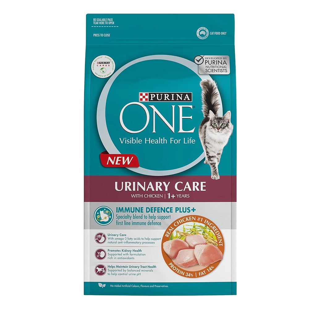 PURINA ONE Urinary Care อาหารเม็ดสำหรับแมวโตทุกสายพันธุ์ สูตรป้องกันนิ่ว