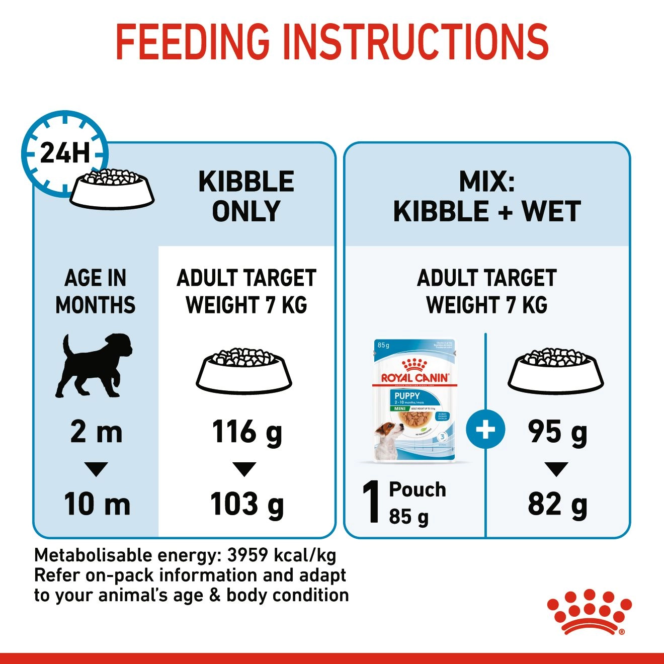 Royal Canin Mini Indoor Puppy อาหารเม็ดสำหรับลูกสุนัขพันธุ์เล็ก สูตรเลี้ยงในบ้าน