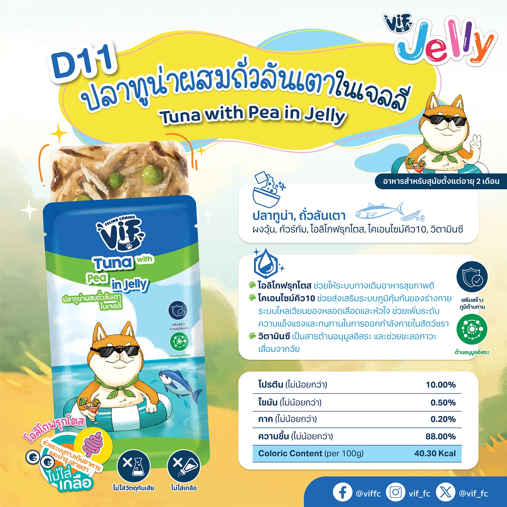 VIF อาหารเปียกสุนัข สำหรับสุนัขทุกช่วงวัย 75 กรัม